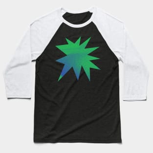 Retro Comic Burst Design Baseball T-Shirt